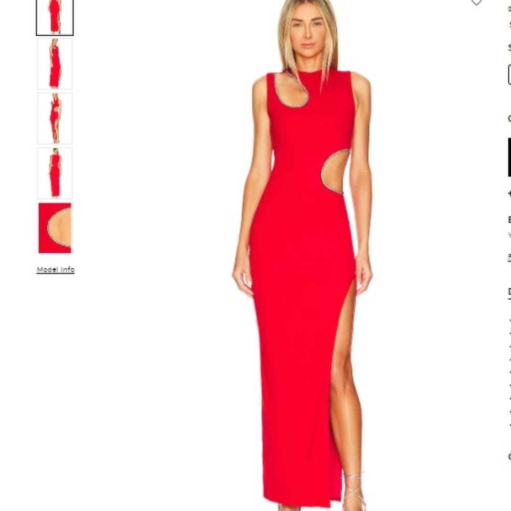 REVOLVE Superdown Sydney Maxi Dress Size M